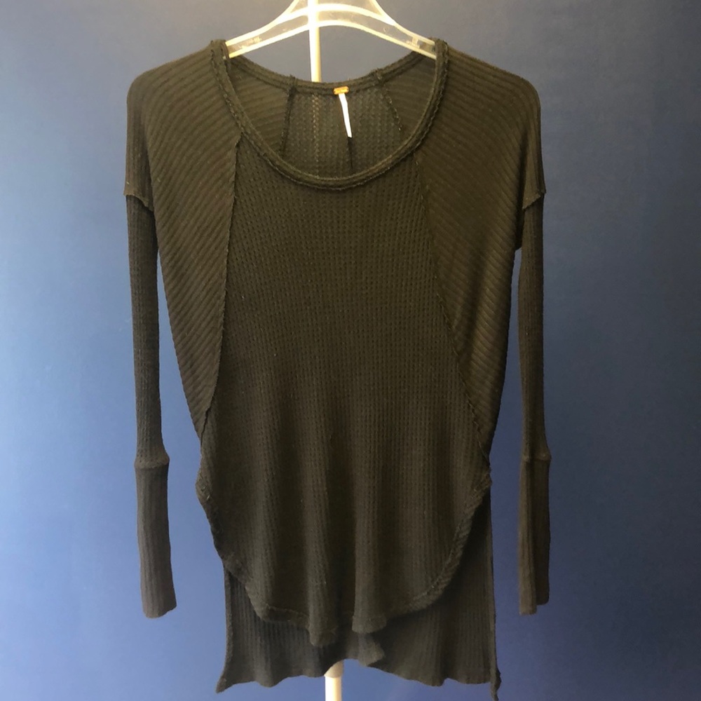 Free People Black sweater